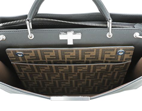 fendi black bag bugs exclusive|Fendi peekaboo iseeu bag.